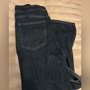 Dark Blue Denim Overalls